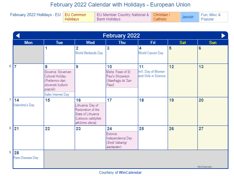 print friendly february 2022 eu calendar for printing