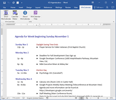 xlsx convert to ics Excel Convert ics to Word and iCalendar